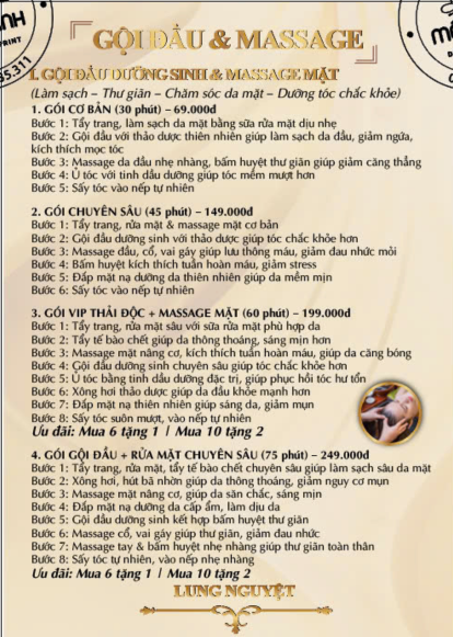 BẢNG GIÁ 7 